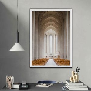 Ahpainting Wall Art Picture Canvas Print Print Architecture Photo Пейзаж живопись для гостиной домашний декор нет рамки