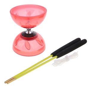 Yoyo Üçlü Diabolo Rulmanlar Sopalı Halat Seti Kauçuk Oyuncaklar 230418