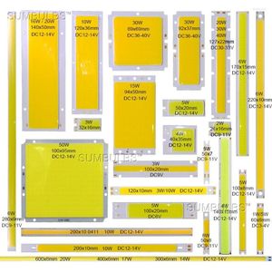 Ampul 1W 5W 10W 20W 20W 50W COB LED STRIP LAMBA açık mavi kırmızı beyaz kaynak DIY matris çipi için