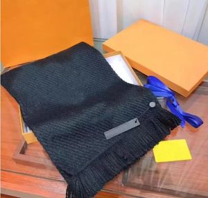 вязаный шарф набор для мужчин Женщины Winter Wool Fashy Designer Cashmere Shaw