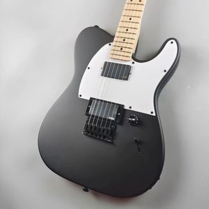 Tailai Elektro Gitar, Siyah Mat Yüksek Kaliteli Spot Satış İmza Caz Master 6-String Electry Guitar Akçaağaç Mat Siyah