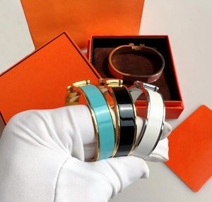 Pulseira de designer 18k pulseira de ouro masculino pulseira para mulheres pulseira de punho pulseira dos namorados 12mm de largura com saco de presente 20 cores
