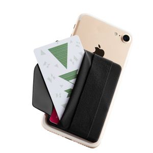 Flep ile Telefon Kredi Kartı Sahibi Güvenli Stick-On Cüzdan Yapıştırıcı Kimlik Kartı İPhone Pouch B-Flap için