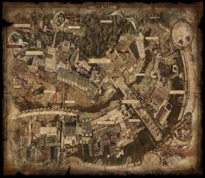 DARK SOULS MAP Pinturas Art Film Print Silk Poster Home Wall Decor 60x90cm8920306