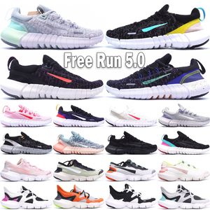 Free Run 5.0 Erkek Kadın Koşu Ayakkabıları RN 2020S Steam Olive Aura Siyah Off Noir Ocean Cube Platin Menekşe Gri Sis Outdoor Sneakers Boyut 36-45