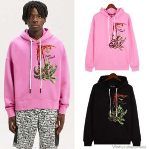 Sweatshirts Erkek Kadın Tasarımcı Hoodies Moda Sokak Giyim Palmes Angel Angels Sonbahar/Kış PA Ters Palmiye Ağacı Hoodie Gevşek Yüksek Sokak Moda Brobie