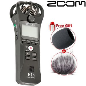 Цифровой голосовой рекордер Zoom H1N Handy Decorder Digital Camera Audio Recorder для интервью SLR -записи микрофон с подарками 230420