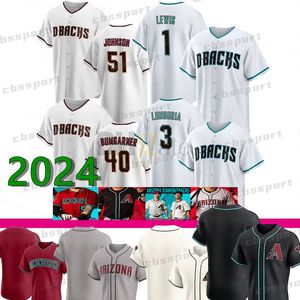 Corbin Carroll 2024 Diamond Backs Jersey Christian Walker Bumgarner Paul Sewald Forma Miguel Castro Scott McGough Jake McCarthy Lourdes Gurriel Jr Drey Jameson