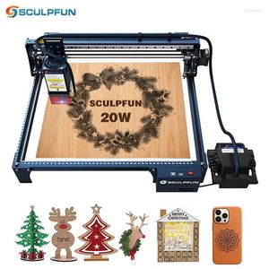 SCULPFUN S30 Pro Max 20W Laser Engraver with Auto Air-Assist & Replaceable Lens - Eye-Safe Engraving Machine