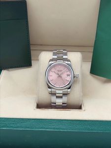 Orologi da donna da donna da 31 mm da donna liscia viso rosa rosa automatico da donna meccanica orologi per gift feste in acciaio inossidabile abbigliamento da donna ladies owatches da polso