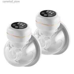 Breastpumps Wearable Hands-Free Electric Breast Pump for Newborn Comfort-Automatic Milk Extractor BPA-Free Breastfeeding Milk Collector Q231120