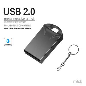 Hafıza Kartları USB Stick Yepyeni Mini USB Flash Drive 128GB 64GB 32GB 16GB 8GB Pen Drive USB 2.0 Flash Pendrive 64GB 128GB Bellek Çubuğu USB Flash Hediye