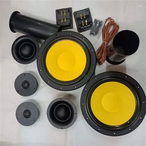 Kombinasyon Hoparlörleri Hivi D10G DM-7600 Q2R/Q3/Q4B Crossover DN-DC2.5MKIII HIFI 10 inç Üç Yollu Hoparlör DIY kiti