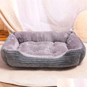 Dog Houses Kennels Accessories Drop Transport Mti-Color Pet Big Bed Warm House Soft Nest Basket Waterproof Kennel Cat Puppy Large 2102 Dhuym