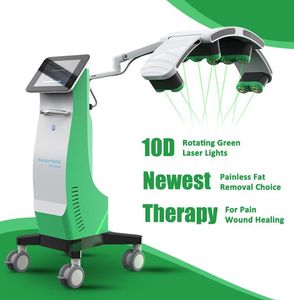 10D Diyot Soğuk Lazer Yağ Yanan Zayıflama Makinesi 532Nm Yeşil Işık LLLT Karın Yağını Ortadan Kaldır Metabolizmayı iyileştirme kollajeni
