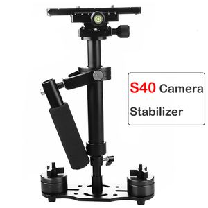 STABILIZERS S40 sap stabilizatör 40cm Pograph Video Alüminyum Alaşımlı El Sabitleştirici Steadycam DSLR Steadicam DSLR Kamera 230419