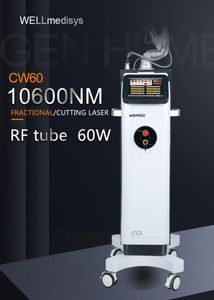 USA 1060NM CO2 Fraksiyonel Lazer Streç Mark Sökülmesi Vajinal Sıkma Gençleştirme Lazer Makine Skar Çıkarma Makinesi Tutarlı lazer yayıcı ile