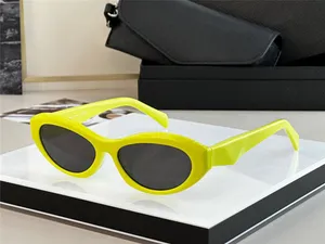 Yeni Moda Avant-Garde Çağdaş tarzı açık koruma gözlükleri tasarım asetat güneş gözlükleri basit kedi göz şekli çerçevesi