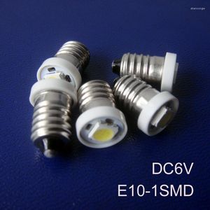 Yüksek kaliteli DC6.3V E10 LED Ampul 6V lamba 6.3V göstergesi 500pc/lot