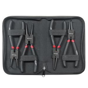 Pense bilge 4pcs snap ring seti dahili harici circlip kurulum kaldırma kitleri halkalar çektirme el pensier 230419