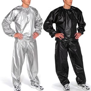 Мужские спортивные костюмы Сверхмощные Sauna Sweat Suit упражнения в тренажерном зале Потеря веса Потеря веса для 230419