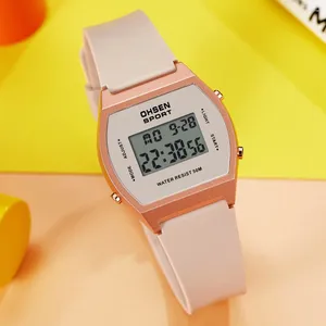 Наручные часы OHSEN, женские цифровые часы, водонепроницаемые спортивные часы для девочек, розовые ручные часы, мужские часы Relogio Feminino 2023