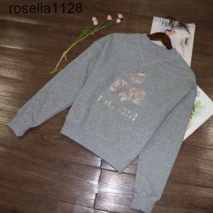 2023SS Isabel Marant Tasarımcı Sweatshirt Moda Markası Hoodie Klasik Mektup Baskısı Terry Pamuk Kazak Kadın Giysileri Erkek Hoodie