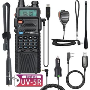 Walkie Talkie Baofeng UV-5R VHFUHF 8W/5W High Power Radio Ham Radio Portable Двухчастотный двухпозиционный