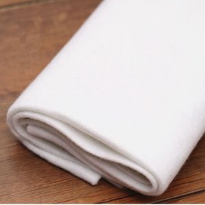 Ткань Dwaingy 180g одно боковая клеяная ткань Diy аксессуары ткани лоскутная подкладка белая 50cmx100см 230419
