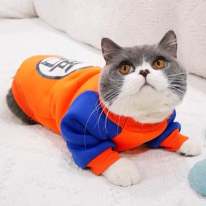 Cat Costumes Fashion Pet Costume Summer Kitty Vest Hoodie Cozy Mascoats Gotos Clothes For Katten Coat Kedi Clothing Sweatshirt Outfit