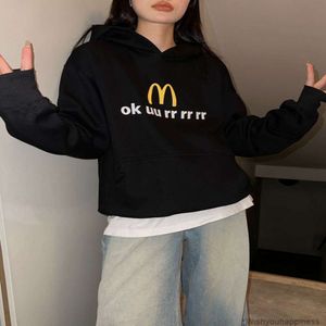 Sweatshirts Erkek Kadın Tasarımcı Hoodies Moda Sokak Giyim Kartibiz Ofseti McDonald's Co BR ED SWEATER SINIRLI GOOD GOOD AMERİKAN EN ERKEK BAYLARIN HIP HOP