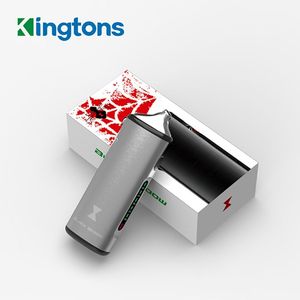 Kingtons Kara Dul Blk Kuru Bitki Balmumu Buharlaştırıcı Kit 2200mAH Vape Pil 3 Seramik Isıtma ile 1 Bitkisel Kit% 100% Orijinal