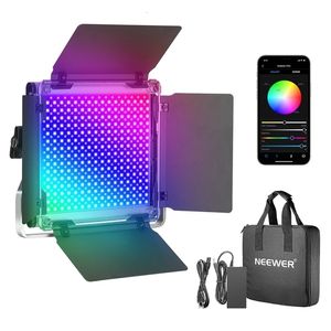 Flitskoppen Neewer 660 PRO RGB Led-videolamp met APP-bediening voor gaming streaming omroepconferentie P ografie 231117