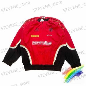Herrenjacken Rot Martine Rose Reißverschlussjacke für Männer Frauen 1 1 Beste Qualität Stickerei Racing Mantel Mantel T231121