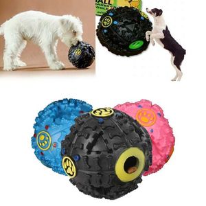 Toys de cachorro Pet Sound Sphere Fakage Food Ball Toy Ball Dogs Cat Squeaky Chews Puppy Squeaker Voice Pet Supplies Play