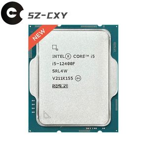 CPUS Intel Çekirdek I512400F I5 12400F 25 GHz 6Core 12 CPU İşlemci 10nm L318M 65W LGA 1700 231120