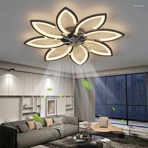 Ceiling Light Fan With Remot Control Lamp For Living Room Bedrooms Fans Large House Decoration Home Lighting Fixtures