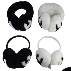 Kulak muffs klasik kış kulaklıklar dişi tavşan polar marka moda tasarımcısı sıcak plush287v damla dağıtım aksesuarları şapkalar atarlar dhaet