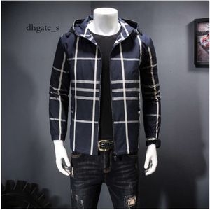 Jaqueta masculina north face com capuz, jaqueta fina de designer, nova gola de trabalho, curta, coreana, moda slim, jaqueta de primavera