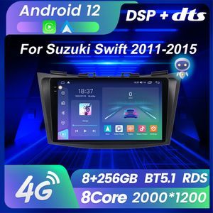 Suzuki Swift için Android Araba DVD Radyo Stereo 2012 2012 2013 2014 2015 Multimedya Oyuncu GPS Navigasyon 2din Kafa Ünitesi