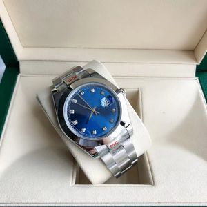 U1 relógio masculino automático relógios mecânicos pulseira de prata vidro safira completo inoxidável à prova dwaterproof água relógio de pulso senhora relógios ouro 41mm