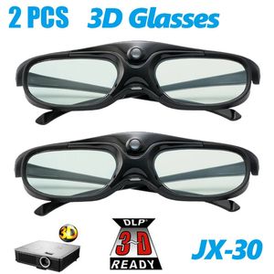 VR Glasses 2pcs 3D Aktif Deklanşör 96 144Hz Benq Acer için X118H P1502 X1123H H6517ABD H65108D Optoma JMGO V8 Projektör 231117