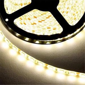 Şeritler veya 10m /Paket 2835 SMD 3528 LED Şerit Işığı DC 12V 60LEDS /M İç Mekan Dekoratif Bant Beyaz Mavi Kızarmış Şeritli