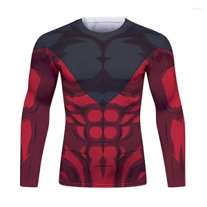 Homens Camisetas Cody Lundin Homens MMA Compressão Muscular Apertado Camisetas Secagem Rápida BJJ Rash Guard Tee Boxer Luta Competição Roupas para