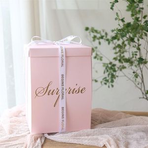 Подарочная упаковка онлайн цветочный аранжировка коробка романтическое сюрприз загадочный для подруги в День Святого Валентина