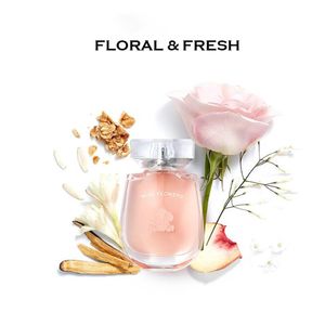 Lady Parfüm Kadın Parfüm Rüzgar Çiçekleri Çiçek Notası Doğal Sprey 75ml EDP Büyüleyici Koku En Yüksek Baskı Hızlı posta ücreti