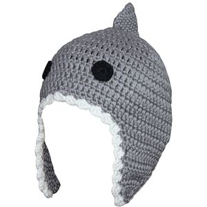 Bayan Erkekler El yapımı köpekbalığı şekilli kayak snowboard tığ işi tığ işi beanie şapka şapkası unisex cadılar bayramı cosplay cosplay esnek eğik beanies şapkalar kapaklar