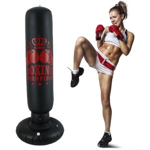 Sand Bag 1.6M Inflatable Boxing Punching for Adult Fitness Sports Equipment Sandbag Training Column Stress Relief 231122