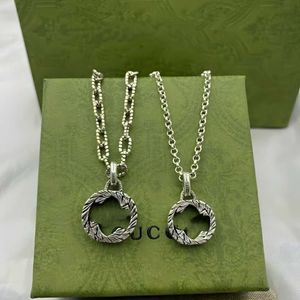 Роскошное брендовое дизайнерское ожерелье G, роскошные ювелирные изделия, модное ожерелье с подвеской, женское высококачественное роскошное мужское ожерелье для пары, подарок