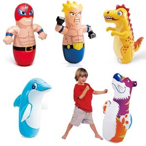 Novelty Games 1PC Parent Childrens Toys Roller Boxing Inflatable Bag Boys and Girls Sports 5 6 7 8 9 10 Years 231122